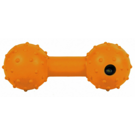 Jucarie Os din Cauciuc Natural cu Clopotel 12.5cm