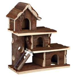 Casuta TAMMO cu 3 Nivele Pentru Hamsteri 25x12x30cm
