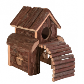 Casuta FINN cu 2 Nivele Pentru Hamsteri 20x12x20cm