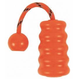 Jucarie din Cauciuc Natural ACTIVITY cu Franghie 22 cm