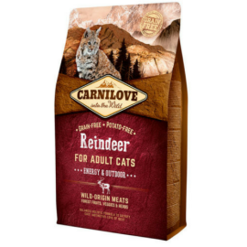 CARNILOVE CAT cu Carne de Ren Pentru Pisici Active 2kg