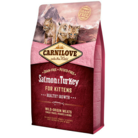 CARNILOVE CAT cu Somon si Curcan Pentru Pui de Pisica 2 Kg