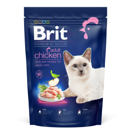 BRIT PREMIUM By Nature Cat Adult, Pui, Hrana Uscata Pisica Adulta, 800g
