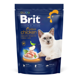 BRIT PREMIUM By Nature Cat Indoor, Pui si Ficat, Hrana Uscata Pisica de Interior, 800g