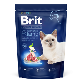 BRIT PREMIUM By Nature Cat Adult Sterelized, Miel, Hrana Uscata Pisica Sterilizata, Protectia Aparatului Urinar | Digestie Optima, 300g