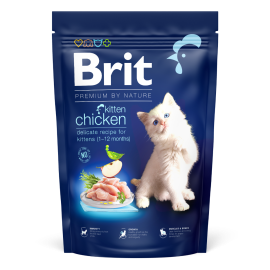 BRIT PREMIUM By Nature Kitten, Pui, Hrana Uscata Pisici Junioare, 800g