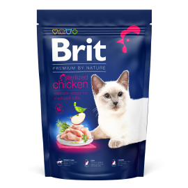 BRIT PREMIUM By Nature Cat Adult Sterelized, Pui, Hrana Uscata Pisica Sterilizata, Protectia Aparatului Urinar, 1.5kg
