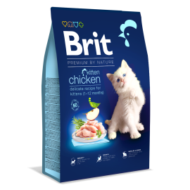 BRIT PREMIUM By Nature Kitten, Pui, Hrana Uscata Pisici Junioare, 8kg