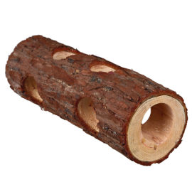 Tunel Lemn Natural Hamsteri si Alte Rozatoare, 30cm / 7cm