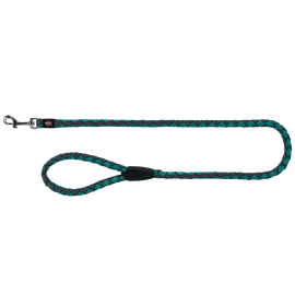 TRIXIE Lesa Pentru Caini, Tip Cordelina Albastru Marin | Gri 1.0m / 12mm