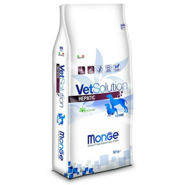 MONGE VETSOLUTION Hepatic, Hrana Uscata Caine Insuficienta Hepatica Cronica | Reducerea Acumularii de Cupru in Ficat, 12kg