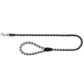TRIXIE Lesa Pentru Caini, Tip Cordelina Negru | Gri 1.0m / 12mm