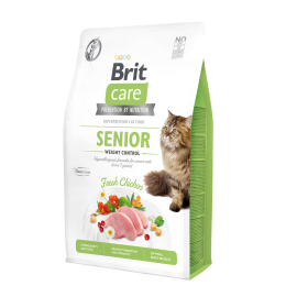 BRIT CARE Grain Free Cat Senior Weight Control, Pui, Hrana Uscata Hipoalergenica, Fara Cereale, Pisica Senior, Controlul Greutatii 2kg