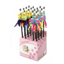 Jucarie Pisici Undita cu Figurine Vesele HAPPY YOU, 40cm
