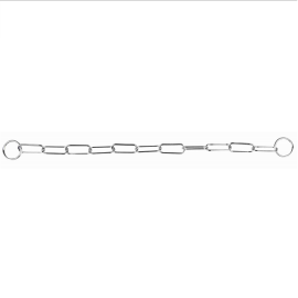 ZGARDA STRANGULANTA Lant Metalic cu Ochiuri Mari, 46 cm / 3 mm