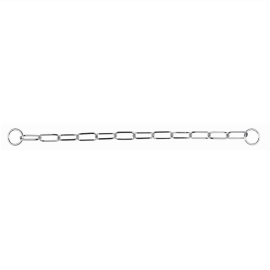 ZGARDA STRANGULANTA Lant Metalic cu Ochiuri Mari, 55 cm / 4 mm