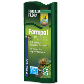 JBL PROFLORA Ferropol, Fertilizator Lichid Pentru Plante de Acvarii Apa Dulce, 250ml Pentru 1000L Apa