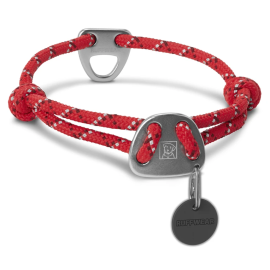 RUFFWEAR Kot-a-Collar Red Sumac, Zgarda Pentru Caini, Cordelina, Marime M 36-51cm