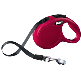 FLEXI New Classic XS, Lesa Retractabila cu Banda, Pentru Caini Maxim 12kg, 3m