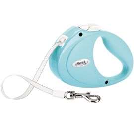 FLEXI Puppy, Lesa Retractabila cu Banda, Pentru Pui de Catel Maxim 12kg, 2m
