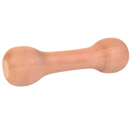 Jucarie Caini Cautare / Aport DUMBBELL Lemn 21cm