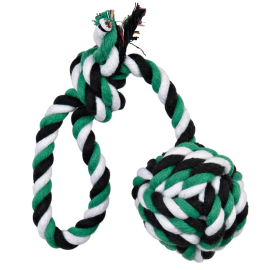 Jucarie MINGE IMPLETITA cu MANER 30 cm
