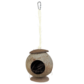Casuta din Cocos Pentru Hamsteri 13x31cm