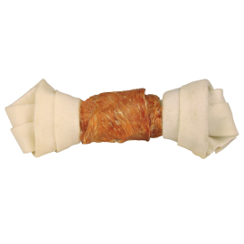 Recompensa Pentru Caini DENTAFUN Os Innodat cu Carne de Pui 18cm | 120g
