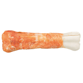 Recompensa DENTAFUN Pentru Caini, Os Piele cu Piept de Pui 20cm | 200g