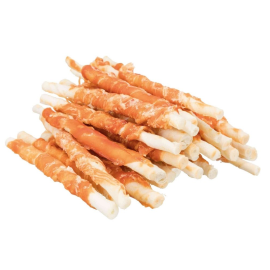 Recompensa DENTAFUN Pentru Caini Stick Rasucit cu Carne de Pui 12cm | 240g | 30buc