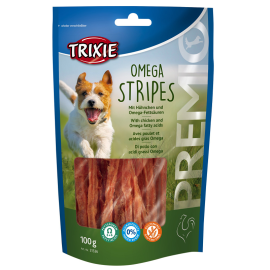 Recompensa Caini PREMIO Sticks Carne de Pui Imbogatita cu Acizi Esentiali Omega , 100g