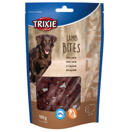 Recompensa Caini PREMIO Bucatele Carne Miel 100g