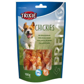 Recompensa Caini PREMIO CHICKIES Os Calciu cu Carne de Pui, 100g