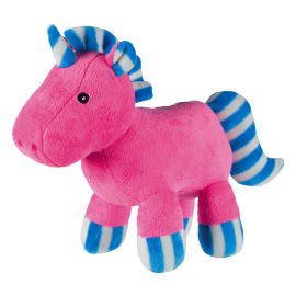 Jucarie Caini Unicorn Vesel din Plus cu Sunet 28cm
