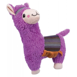 Jucarie Catei Alpaca din Plus cu Sunet 31cm