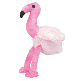 Jucarie Catei Flamingo din Plus cu Sunet 35cm