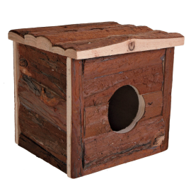Casuta Lemn Pentru Rozatoare Mici 15x14x13cm