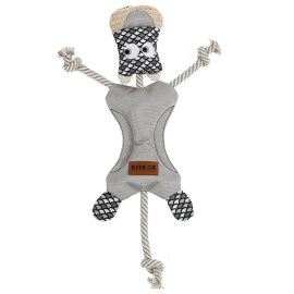 D&D FUNKY LEOPARD, Jucarie de Ros Pentru Caini, cu Sunet, 29cm