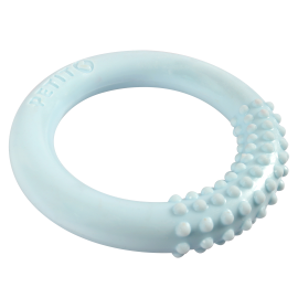 PETIT LOLA Jucarie Dental Pentru Caini Juniori | Adulti Talie Mica, Cauciuc Natural, Albastru, 10cm