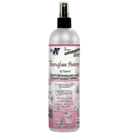 DOUBLE K Tangles Away – Spray Balsam Profesional Leave-In pentru Câini și Pisici, Descurcă Blana și Ușurează Perierea, 473ml
