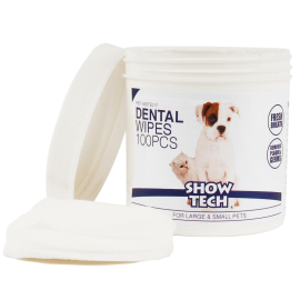 Servetele Umede SHOW TECH Curatare Dinti Caine / Pisica 100buc