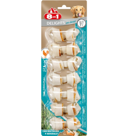 Recompensa 8 in 1 DENTAL DELIGHTS XS Os Innodat cu Carne de Pui, 7buc