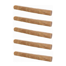 Recompensa Caini Baton Ros Piele Presata Lungime 25cm | Diametru 20mm, 5buc