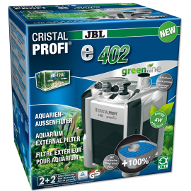  JBL CRISTALPROFI e402 Greenline, Filtru Extern Gravitational, Complet Echipat, Filtrare Mecanica si Biologica Acvarii 40-120L  