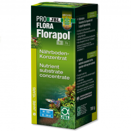 JBL PRO FLORA Florapol, Substrat Fertilizant Concentrat Pentru Plante de Acvariu Apa Dulce (100-200L), 700g