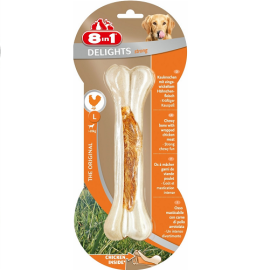 Recompensa 8 in 1 DELIGHTS  Strong L, Os cu Carne de Pui, 130g