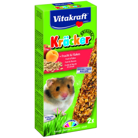VITAKRAFT Kracker Batoane Pentru Hamsteri, cu Fructe si Cereale 2buc, 112g