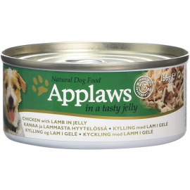 APPLAWS Natural, Conserva Hrana Umeda Caine, Piept Pui si Miel in Aspic 156g