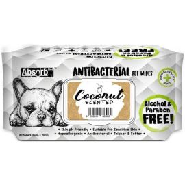 Servetele Umede Antibacteriene ABSORB PLUS  Coconut 80Buc