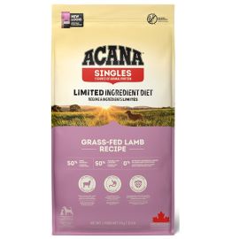 ACANA Singles Grass-Fed Lamb, cu Miel si Mere, Hrana Uscata Monoproteica Fara Cereale Pentru Caini, 17kg
